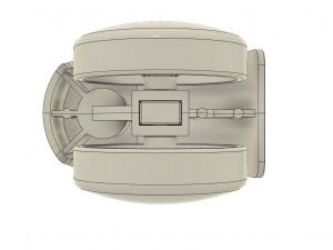 rotary casters wheels - wheel support for furniture 3D Model