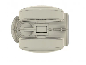 rotary casters wheels - wheel support for furniture 3D Model