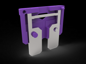 car flag fuse 3a type norma-regular-standart 3D Model