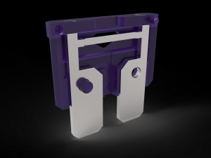 car flag fuse 3a type norma-regular-standart 3D Model