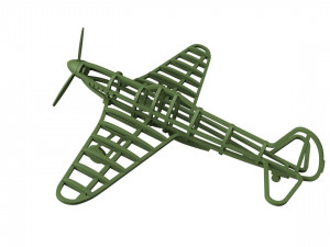 a frame model of the yak-3 aircraft of the second world war 3D 프린트 모델