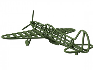 a frame model of the yak-3 aircraft of the second world war 3D 프린트 모델