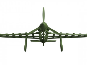 a frame model of the yak-3 aircraft of the second world war 3D 프린트 모델
