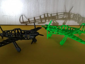a frame model of the yak-3 aircraft of the second world war 3D Print Model