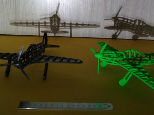 a frame model of the yak-3 aircraft of the second world war 3D Print Model