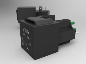 relay jd1912 12v 40a with connector 3D Model