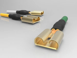 relay jd1912 12v 40a with connector 3D Model