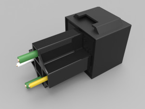 relay jd1912 12v 40a with connector 3D Модель