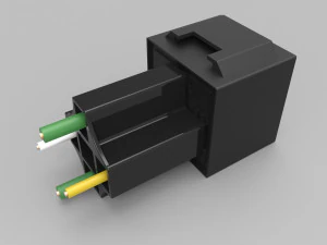 relay jd1912 12v 40a with connector 3D Model