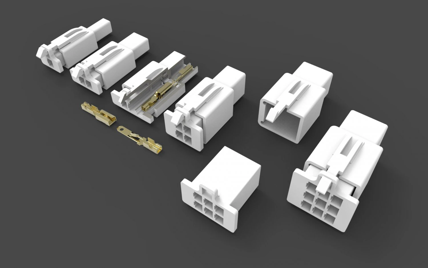car connectors dj70 3D Model .c4d .max .obj .3ds .fbx .stl .blend 