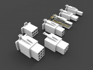 car connectors dj70 Modello 3D