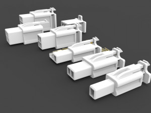 car connectors dj70 Modello 3D
