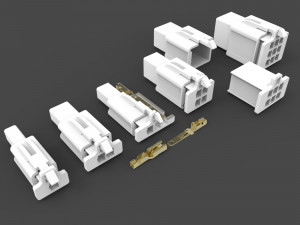 car connectors dj70 Modello 3D