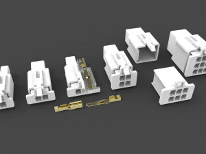 car connectors dj70 3D Model