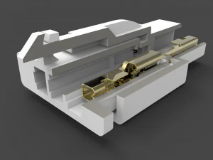 car connectors dj70 3D Model