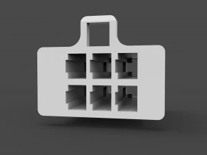 car connectors dj70 3D Model