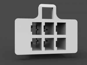 car connectors dj70 Modello 3D