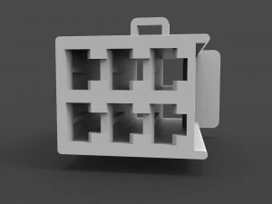 car connectors dj70 3D Model
