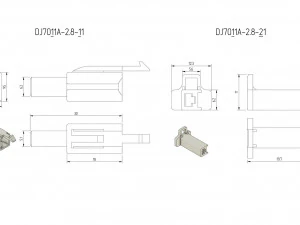 car connectors dj70 3D Model