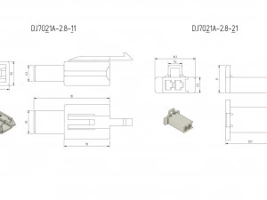 car connectors dj70 3D Model