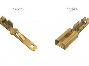 car connectors dj70 Modello 3D