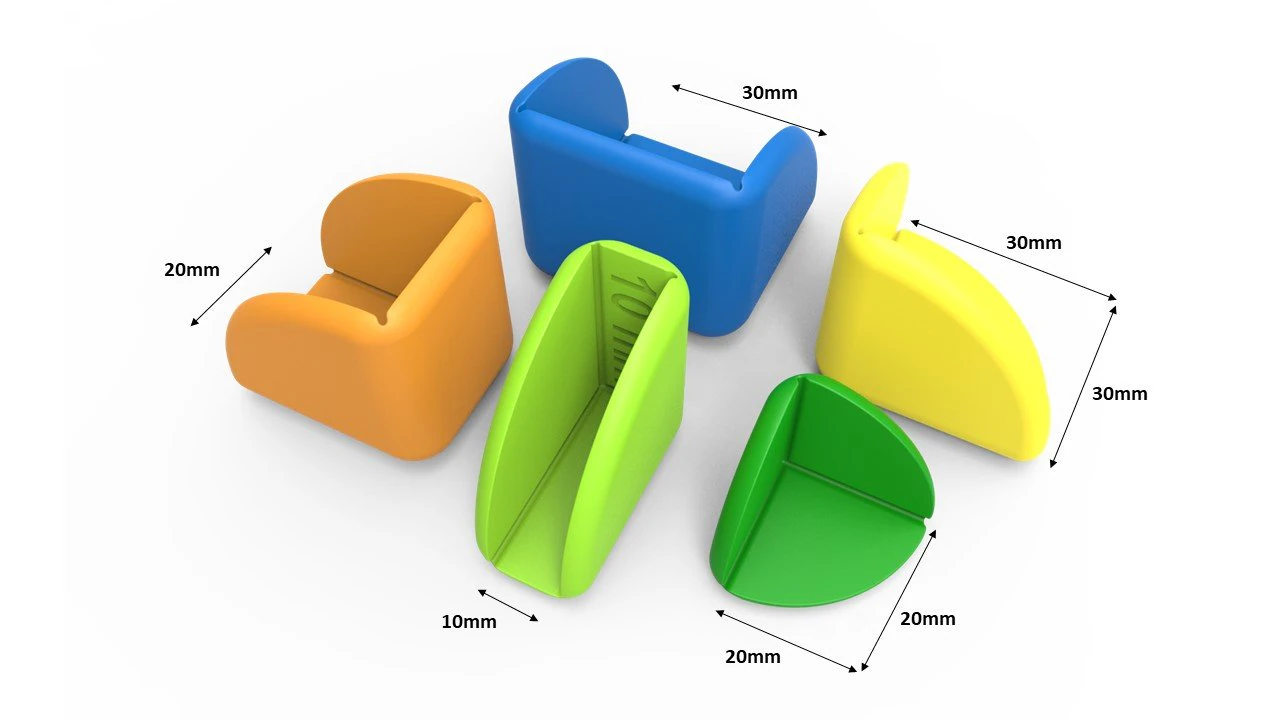 corner guards for injury protection 3D Print Model .c4d .max .obj .3ds .fbx .stl .blend