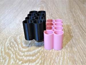 container for rechargeable aa batteries 3D Baskı Modeli