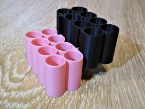 container for rechargeable aa batteries 3D Baskı Modeli
