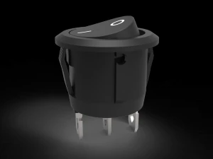 kcd 23 mm series keyboard switch 3D Model
