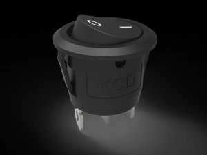 kcd 23 mm series keyboard switch 3D Model