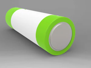 a set of standard batteries 3D Model