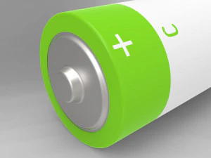a set of standard batteries 3D Model