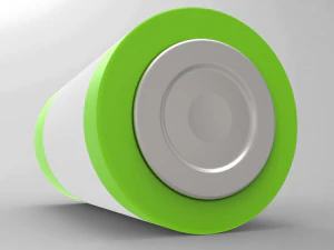 a set of standard batteries 3D Model