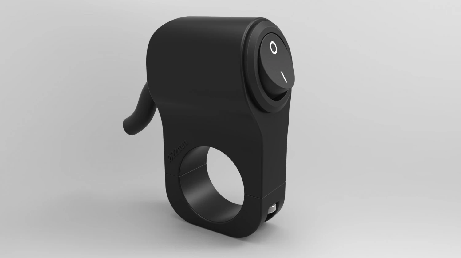 single key switch for motorcycle handlebar 22 mm 3D Model .c4d .max .obj .3ds .fbx .stl .blend