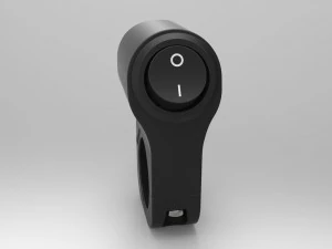 single key switch for motorcycle handlebar 22 mm 3D Model
