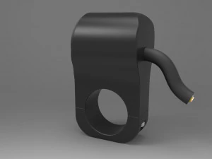single key switch for motorcycle handlebar 22 mm 3D Model