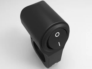 single key switch for motorcycle handlebar 22 mm 3D Model