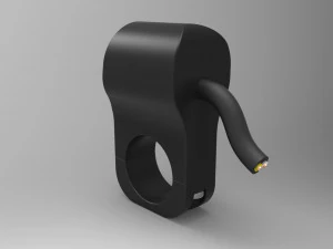 interruptor led de bot&atilde;o &uacute;nico para guid&atilde;o de motocicleta 22 mm Modelo 3D