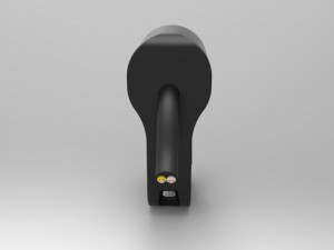 single button led switch for a motorcycle handlebar 22 mm 3D Model