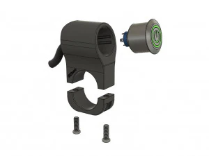 interruptor led de bot&atilde;o &uacute;nico para guid&atilde;o de motocicleta 22 mm Modelo 3D