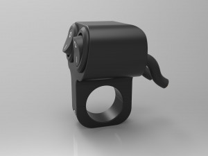 double key switch for a motorcycle handlebar 22 mm 3D 모델