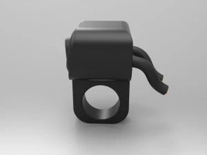 double key switch for a motorcycle handlebar 22 mm 3D Model