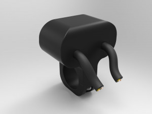 double key switch for a motorcycle handlebar 22 mm 3D 모델