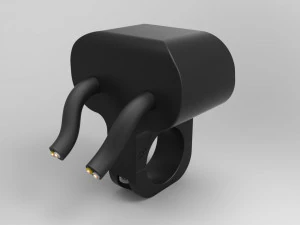 double key switch for a motorcycle handlebar 22 mm 3D Model
