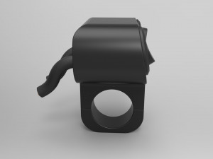 double key switch for a motorcycle handlebar 22 mm 3D 모델