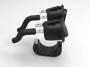 double key switch for a motorcycle handlebar 22 mm 3D Model