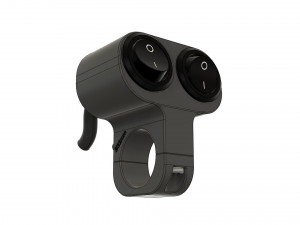 double key switch for a motorcycle handlebar 22 mm 3D 모델