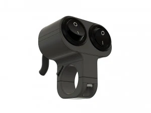 double key switch for a motorcycle handlebar 22 mm 3D Model