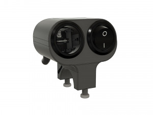 double key switch for a motorcycle handlebar 22 mm 3D 모델