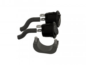 double key switch for a motorcycle handlebar 22 mm 3D 모델
